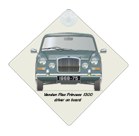 Vanden Plas Princess 1300 1968-75 Car Window Hanging Sign